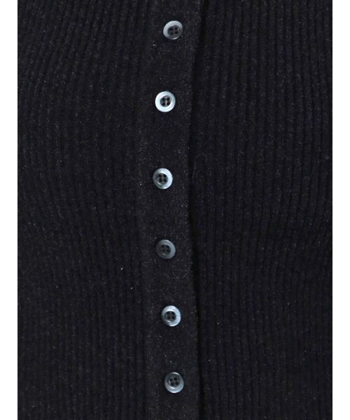 GYDA（ジェイダ）の「マイクロミニ モールニットカーディガン（カーディガン/ボレロ・レディース・ブラック/オフホワイト/ピンク・FREE）」の22枚目の写真