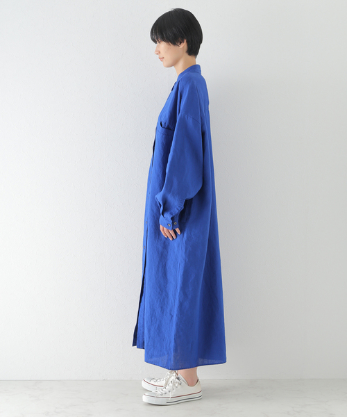 JOURNAL STANDARD Luxe リネン100 シャツワンピース JOURNAL STANDARD LUXE ワンピース ソフトリネンシャツ