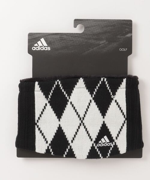adidas(アディダス)の「アーガイル柄 ニットネックウォーマー【adidas Golf/アディダスゴルフ】(ネックウォーマー/スヌード・レディース・ホワイト/ブラック/ヘザーグレー・FREE)」の11枚目の写真