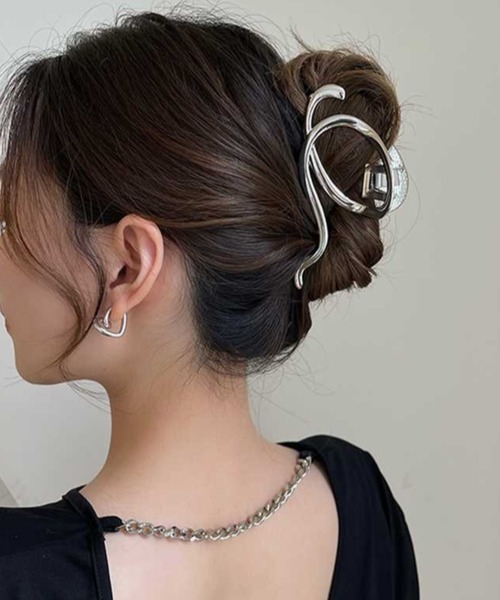 deux amour(ドゥーザムール)の「ヘアークリップ(バレッタ/ヘアクリップ・レディース・シルバー/ゴールド・FRE)」の5枚目の写真