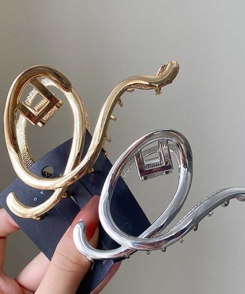 deux amour(ドゥーザムール)の「ヘアークリップ(バレッタ/ヘアクリップ・レディース・シルバー/ゴールド・FRE)」の6枚目の写真