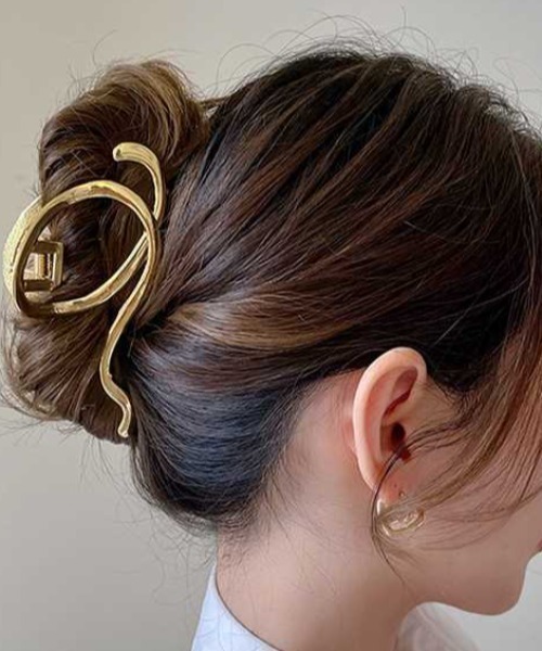 deux amour(ドゥーザムール)の「ヘアークリップ(バレッタ/ヘアクリップ・レディース・シルバー/ゴールド・FRE)」の9枚目の写真