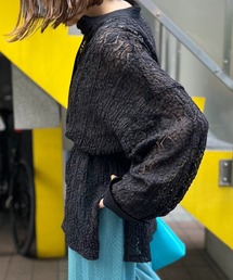 mi via loca | 【限定SALE！】レースバンドカラーシャツ(シャツ/ブラウス)