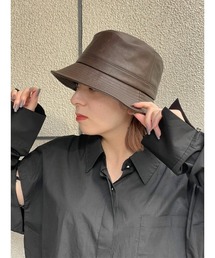 ENVYM | フエイクレザーバケットＨＡＴ(ハット)