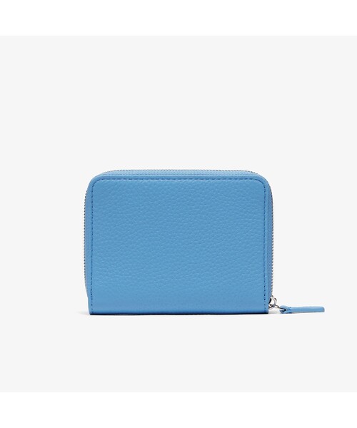 LACOSTE（ラコステ）の「オリジンクロック メタルプレートスモールジップウォレット（財布・レディース・ライトブルー・FREE）」の4枚目の写真