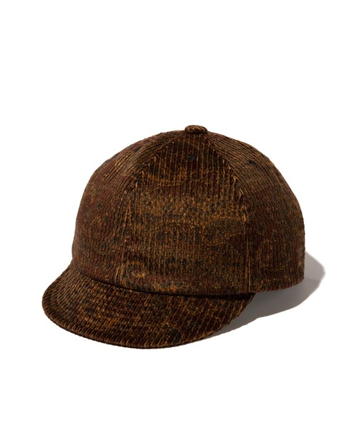 ☆hijiri☆【英国風コーデュロイ八角帽／ブラウン+ブラック】 glamb（グラム）の「Corduroy Grim Cap by Mighty Shine