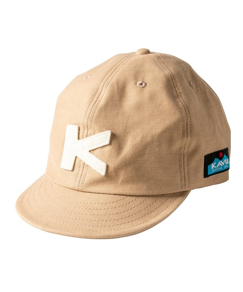 KAVU（カブー）の「KAVU/カブー KID'S Back stain Base Ball Cap/キッズバックサテンベースボールキャップ（キャップ・キッズ・ブラック/ベージュ/ネイビー/ブラウン/オリーブ/グリーン・FREE）」の3枚目の写真