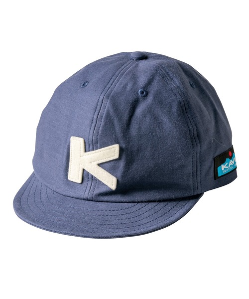 KAVU（カブー）の「KAVU/カブー KID'S Back stain Base Ball Cap/キッズバックサテンベースボールキャップ（キャップ・キッズ・ブラック/ベージュ/ネイビー/ブラウン/オリーブ/グリーン・FREE）」の6枚目の写真