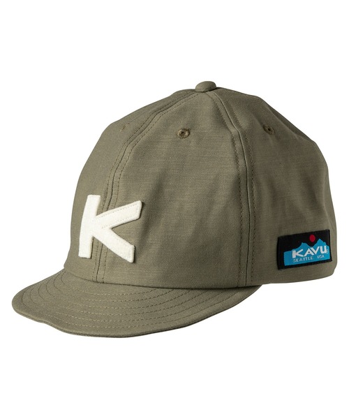 KAVU（カブー）の「KAVU/カブー KID'S Back stain Base Ball Cap/キッズバックサテンベースボールキャップ（キャップ・キッズ・ブラック/ベージュ/ネイビー/ブラウン/オリーブ/グリーン・FREE）」の5枚目の写真