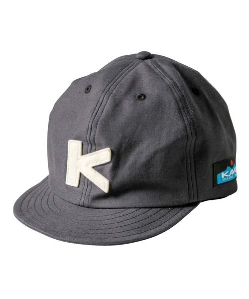 KAVU（カブー）の「KAVU/カブー KID'S Back stain Base Ball Cap/キッズバックサテンベースボールキャップ（キャップ・キッズ・ブラック/ベージュ/ネイビー/ブラウン/オリーブ/グリーン・FREE）」の2枚目の写真