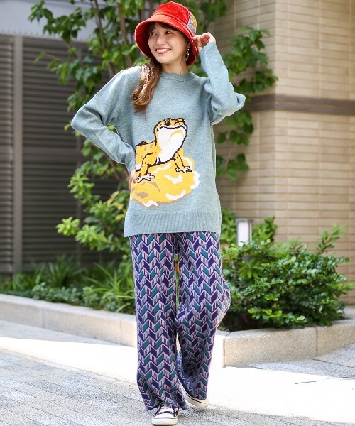 チチカカ（チチカカ）の「ベロアバケットハット（ハット・レディース・ライトグリーン/パープル/オレンジ・FREE）」の11枚目の写真