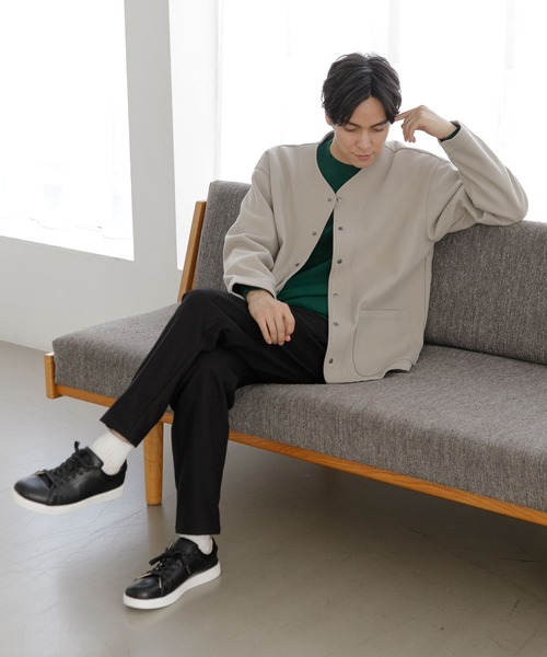 LAKOLE（ラコレ）の「スポンディッシュクルーネックニット / 294397（ニット/セーター・メンズ・アイボリー/ブラック/グリーン/ネイビー/パープル/ピンク/ナチュラル・MEDIUM/LARGE/X-LARGE）」の16枚目の写真