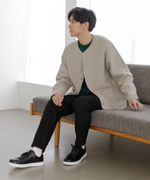 LAKOLE（ラコレ）の「スポンディッシュクルーネックニット / 294397（ニット/セーター・メンズ・アイボリー/ブラック/グリーン/ネイビー/パープル/ピンク/ナチュラル・MEDIUM/LARGE/X-LARGE）」の17枚目の写真