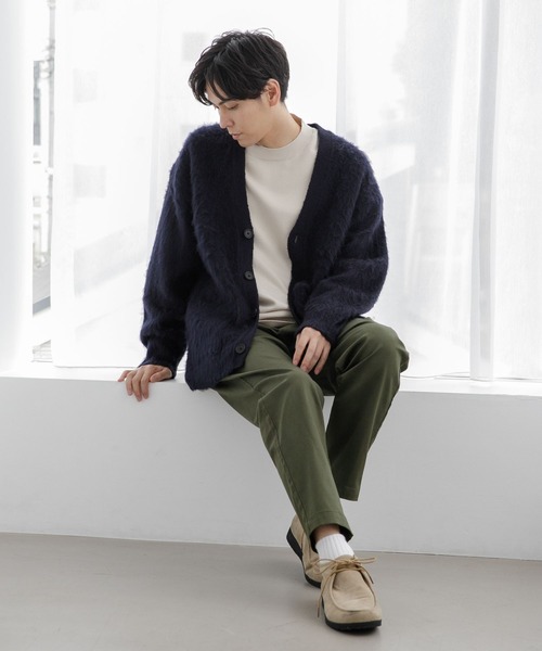 LAKOLE（ラコレ）の「スポンディッシュクルーネックニット / 294397（ニット/セーター・メンズ・アイボリー/ブラック/グリーン/ネイビー/パープル/ピンク/ナチュラル・MEDIUM/LARGE/X-LARGE）」の13枚目の写真