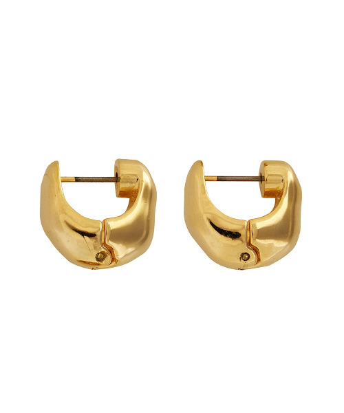 Ameri(アメリ)の「DEFORMED SHAPE PETIT PIERCE(ピアス(両耳用)・レディース・シルバー/ゴールド・FREE)」の5枚目の写真