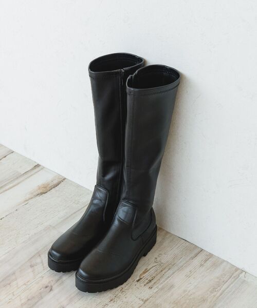 ems excite（エムズエキサイト）の「ロングブーツ（ブーツ・レディース・ナチュラル/ブラック・MEDIUM/LARGE）」の7枚目の写真
