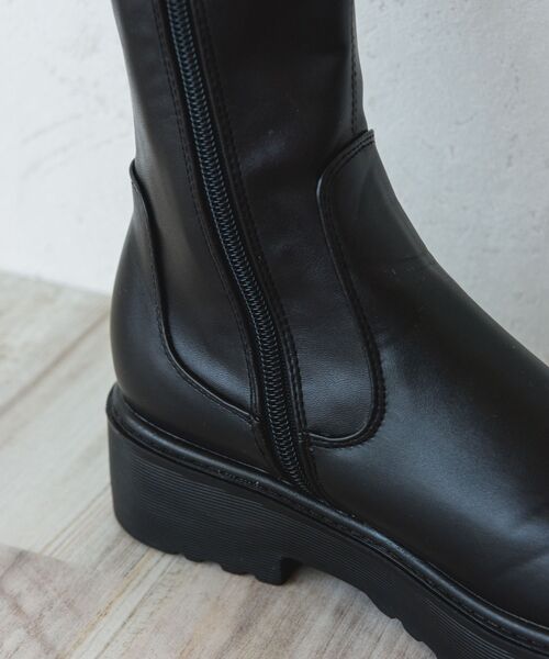 ems excite（エムズエキサイト）の「ロングブーツ（ブーツ・レディース・ナチュラル/ブラック・MEDIUM/LARGE）」の11枚目の写真
