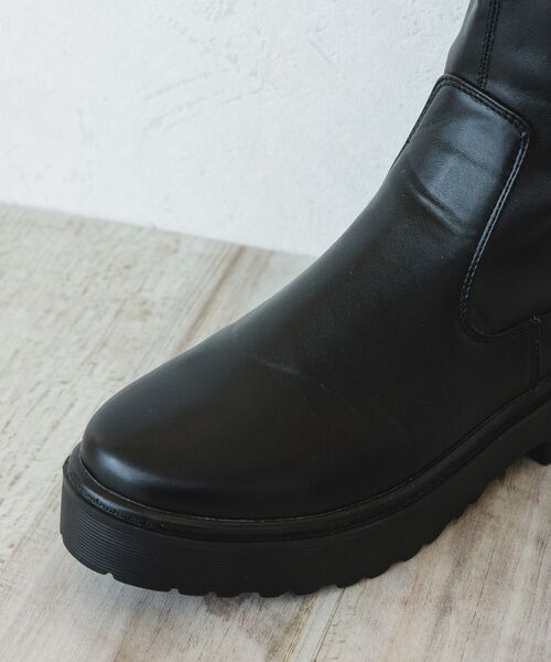 ems excite（エムズエキサイト）の「ロングブーツ（ブーツ・レディース・ナチュラル/ブラック・MEDIUM/LARGE）」の14枚目の写真