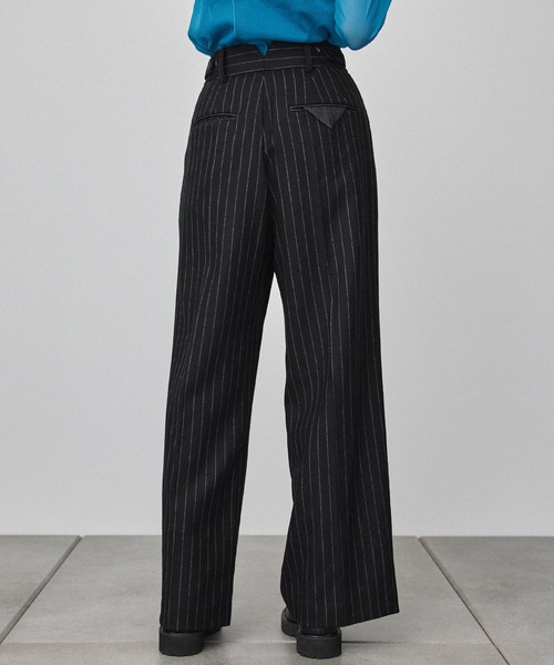 PUBLIC TOKYO（パブリックトウキョウ）の「【セットアップ対応】サスペワイドストレートパンツ（その他パンツ・レディース・ブラック/ベージュ・FREE）」の22枚目の写真