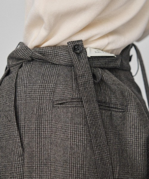 PUBLIC TOKYO（パブリックトウキョウ）の「【セットアップ対応】サスペワイドストレートパンツ（その他パンツ・レディース・ブラック/ベージュ・FREE）」の14枚目の写真