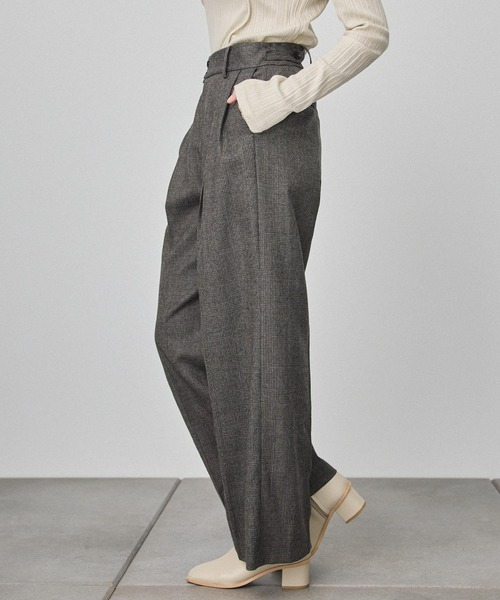 PUBLIC TOKYO（パブリックトウキョウ）の「【セットアップ対応】サスペワイドストレートパンツ（その他パンツ・レディース・ブラック/ベージュ・FREE）」の8枚目の写真