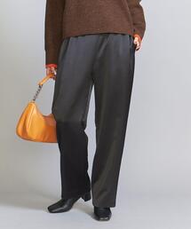 BEAUTY&YOUTH UNITED ARROWS | サテン ドロースト イージー パンツ -ウォッシャブル-(その他パンツ)