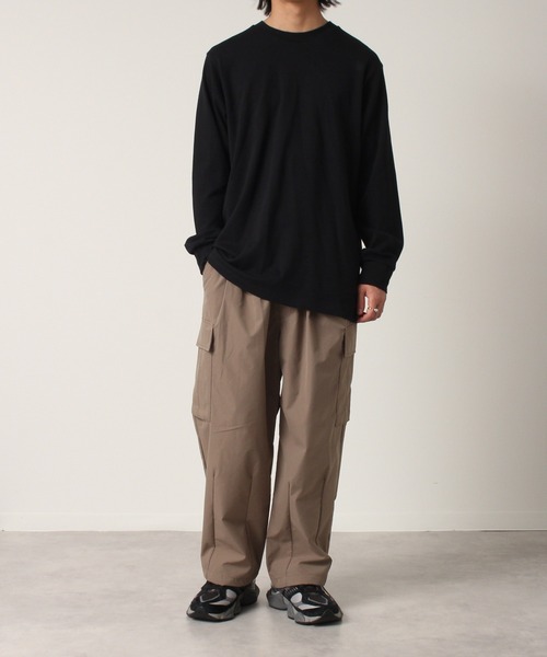 Art re A select(アトリエセレクト)の「撥水ストレッチファブリック バルーン ワイドカーゴパンツ(カーゴパンツ・メンズ・ダークベージュ/ブラック/カーキ・L/LL/M)」の19枚目の写真