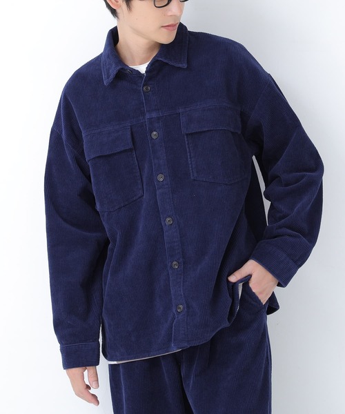 osharewalker（オシャレウォーカー）の「【廃盤】『コーデュロイシャツ』（シャツ/ブラウス・メンズ・ベージュ/ブラック/ネイビー・2/3）」の13枚目の写真