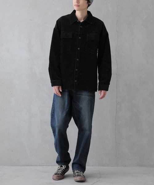 osharewalker（オシャレウォーカー）の「【廃盤】『コーデュロイシャツ』（シャツ/ブラウス・メンズ・ベージュ/ブラック/ネイビー・2/3）」の6枚目の写真