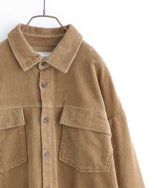 osharewalker（オシャレウォーカー）の「【廃盤】『コーデュロイシャツ』（シャツ/ブラウス・メンズ・ベージュ/ブラック/ネイビー・2/3）」の15枚目の写真