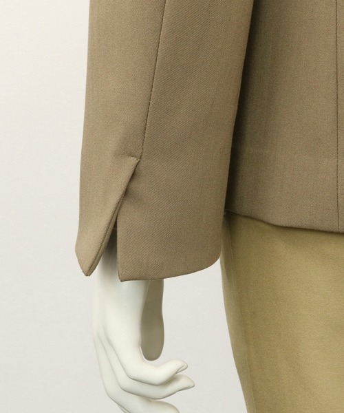 TOKYO SHIRTS（トウキョウシャツ）の「シングルテーラードジャケット（テーラードジャケット・レディース・ベージュ/ネイビー・L/M）」の14枚目の写真