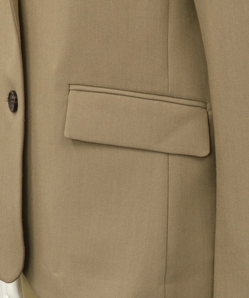 TOKYO SHIRTS（トウキョウシャツ）の「シングルテーラードジャケット（テーラードジャケット・レディース・ベージュ/ネイビー・L/M）」の15枚目の写真