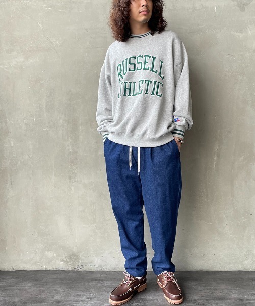 奇跡 リバースタイプ 美品 ラッセル アスレチック スウェット ネイビー L RUSSELL ATHLETIC Zip-Up Hoodie 紺 L ラッセル アスレチック
