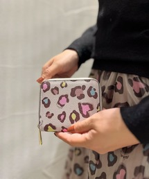 ニーナミュウ　靴　スリッポン　ヒョウ柄　Nina mew nina mew（ニーナミュウ）の「ヒョウ柄折り財布（財布）」 - WEAR