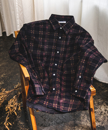 コーデュロイチェック レギュラーシャツ