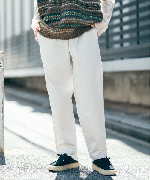 JOURNAL STANDARD relume（ジャーナルスタンダード　レリューム）の「CALIFORNIA TCカラーシェフパンツ（チノパンツ・メンズ・ベージュ/ブルー/ブラック/ライトグレー/グリーン・SMALL/X-LARGE/MEDIUM/LARGE）」の8枚目の写真