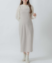 flower | シェイプチェックワンピース2(ワンピース)