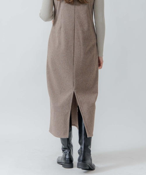 flower（フラワー）の「シェイプチェックワンピース2（ワンピース・レディース・ベージュ/ブラウン・FREE）」の21枚目の写真