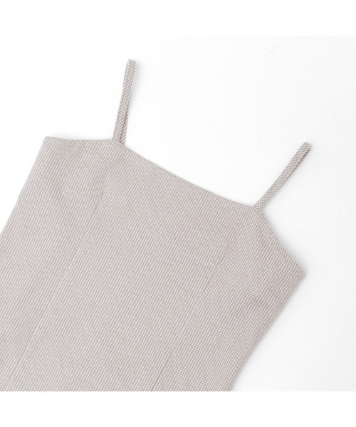 flower（フラワー）の「シェイプチェックワンピース2（ワンピース・レディース・ベージュ/ブラウン・FREE）」の13枚目の写真