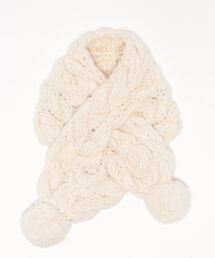 TSUHARU by Samansa Mos2 | ペルーニットケーブルマフラー(マフラー)