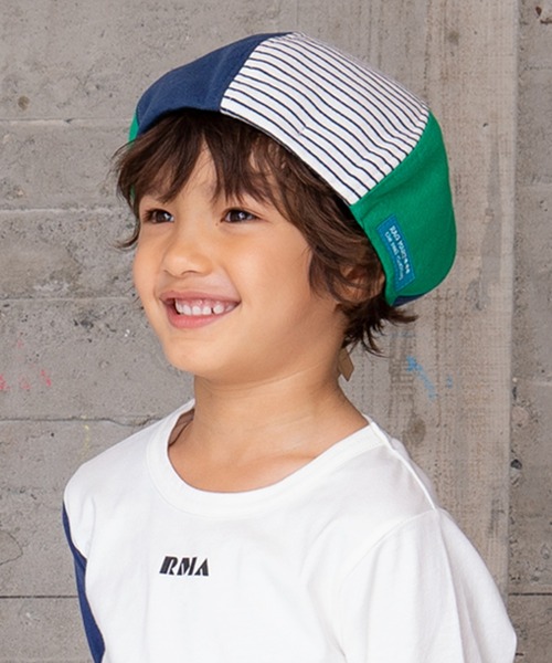 RAGMART（ラグマート）の「ベレー帽（ハンチング/ベレー帽・キッズ・ピンク/ネイビー/イエロー・S/M）」の2枚目の写真