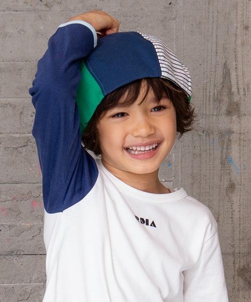 RAGMART（ラグマート）の「ベレー帽（ハンチング/ベレー帽・キッズ・ピンク/ネイビー/イエロー・S/M）」の19枚目の写真