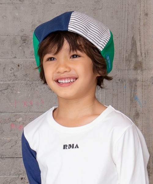 RAGMART（ラグマート）の「ベレー帽（ハンチング/ベレー帽・キッズ・ピンク/ネイビー/イエロー・S/M）」の15枚目の写真