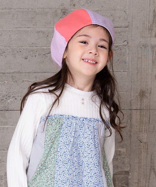 RAGMART（ラグマート）の「ベレー帽（ハンチング/ベレー帽・キッズ・ピンク/ネイビー/イエロー・S/M）」の17枚目の写真