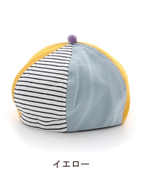 RAGMART（ラグマート）の「ベレー帽（ハンチング/ベレー帽・キッズ・ピンク/ネイビー/イエロー・S/M）」の7枚目の写真