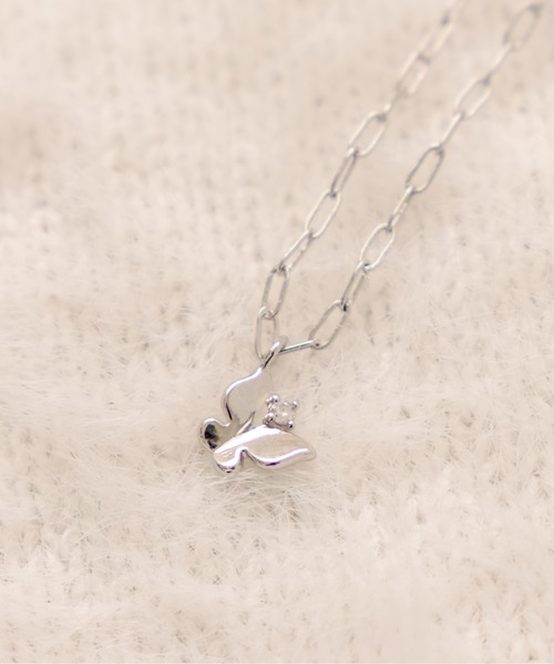 OLIVE des OLIVE（オリーブデオリーブ）の「バタフライネックレス（ネックレス・レディース・ゴールド/シルバー・FREE）」の8枚目の写真