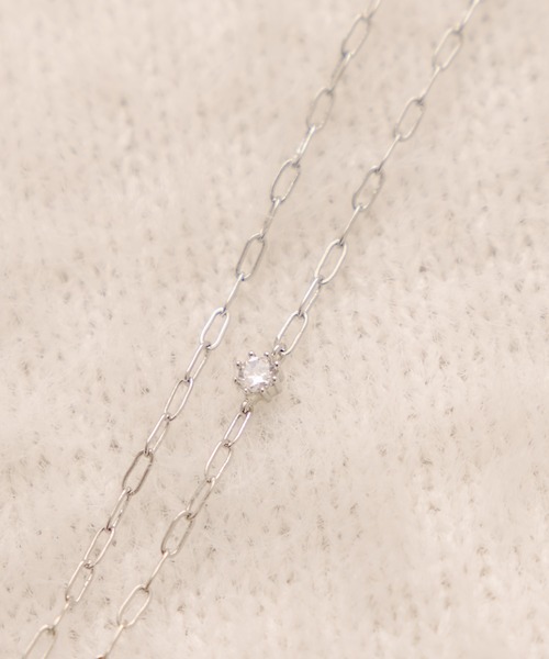 OLIVE des OLIVE（オリーブデオリーブ）の「バタフライネックレス（ネックレス・レディース・ゴールド/シルバー・FREE）」の14枚目の写真