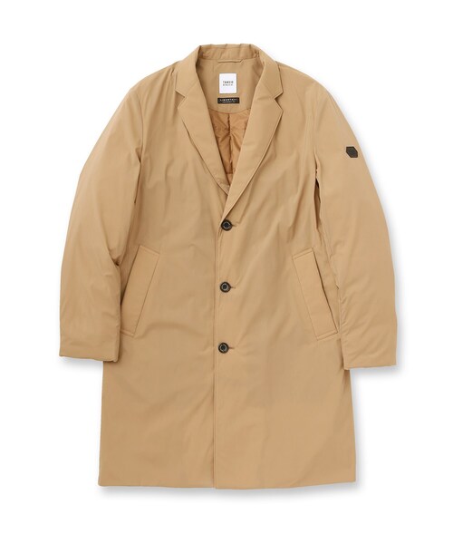 TAKEO KIKUCHI タケオキクチ チェスターコート ベージュ色