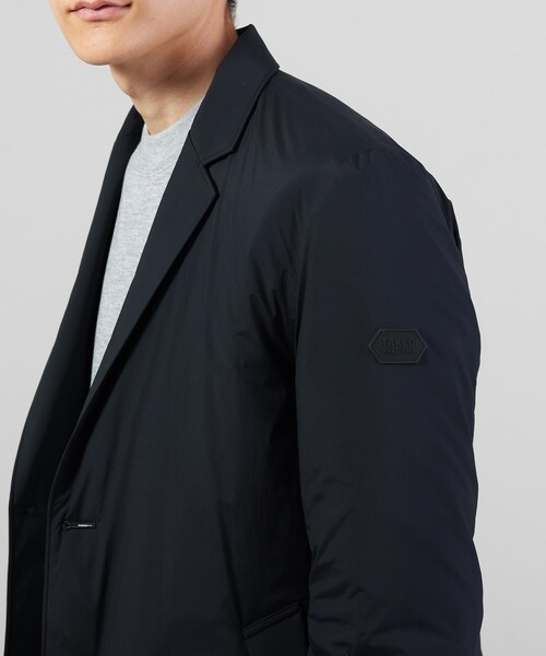 TAKEO KIKUCHI（タケオキクチ）の「◆軽量タフタ ダウンチェスター（チェスターコート・メンズ・サンドベージュ/ネイビー・03）」の15枚目の写真