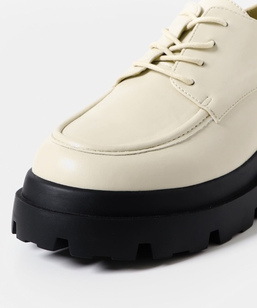 SENSE OF PLACE by URBAN RESEARCH（センスオブプレイスバイアーバンリサーチ）の「レースアップボリュームソールシューズ（ドレスシューズ・レディース・アイボリー/ブラック・SMALL/MEDIUM/LARGE）」の12枚目の写真